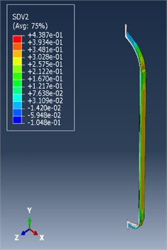 Damage evolution process of the pressure vessel under high-intensity loading