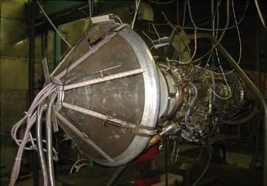 GE J85-13 with test equipment mounted at the inlet screen [19]