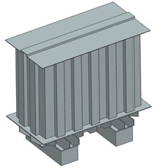 The 110 Kv transformer tank