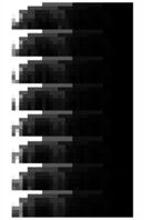 An example of MSSI features for the conveyor idler bearing under different health states