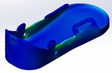 Static stress analysis of ankle exoskeleton