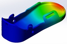 Displacement analysis of ankle exoskeleton under load