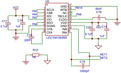 LDC1001 circuit