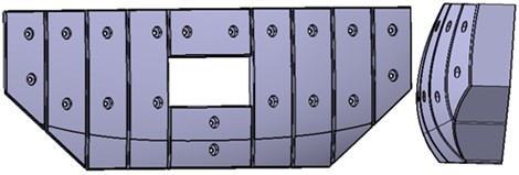 Full-network cargo dummy fixture