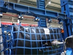 Normal failure mode of the restraint net