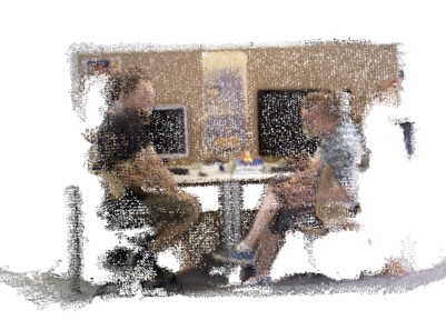 Reconstruction of the fr3/sitting/static scene