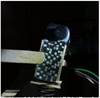 Single frame at a) 50 lux, b) 300 lux.  Image credit: Harold Harrison, UMS Faculty of Engineering Laboratory, 2024