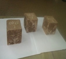 Appearance of sample series “1 from 12.07” after testing at 900 °C