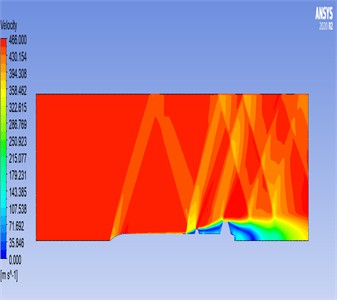 Results for velocity parameters: a) velocity parameter results for 2D rocket geometry; b) velocity parameter results for 3D rocket geometry