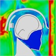 Pressure distribution of continuous frontal impact head while wearing a helmet