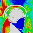 Pressure distribution of continuous lateral impact on the head when wearing a helmet