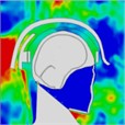 Pressure distribution of continuous lateral impact on the head when wearing a helmet