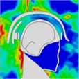 Pressure distribution of continuous lateral impact on the head when wearing a helmet
