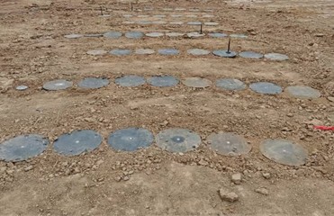 Sensor on-site installation status. Photo by Liangquan Wangduring during the research process