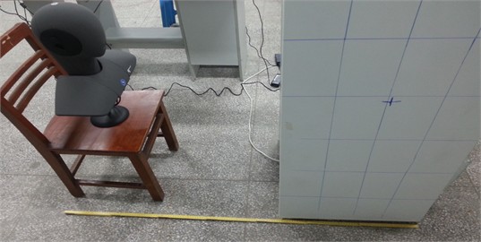 Layout scheme of digital artificial head for refrigerator sound quality test