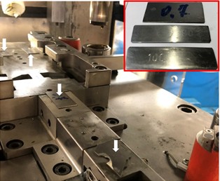 Calibrated plates locations