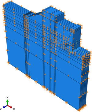 Boundary constraint condition of engineering case