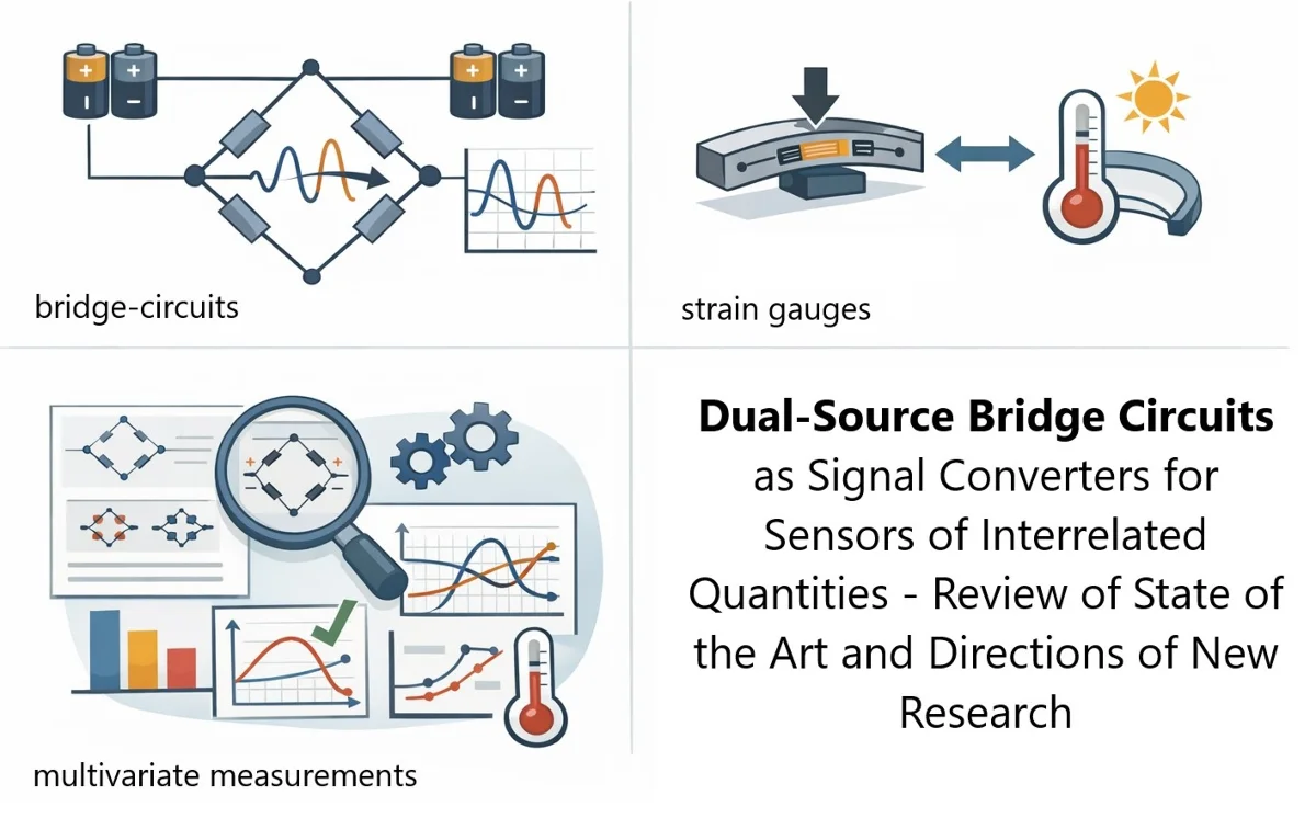 Dual-source bridge circuits as signal converters for sensors of interrelated quantities - review of state of the art and directions of new research