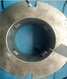 Radial displacement measurement section and its measuring principle diagram. Photo by Wang Weiping on July, 2025 at the Metalworking Practice Base, Yangtze University