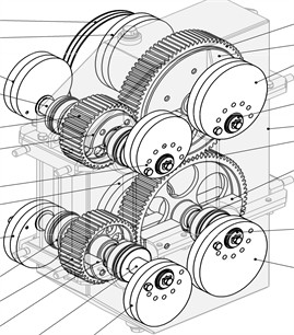 Design of a biharmonic vibration drive for a modern concentration table SCOB-2,5 [4]