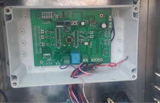 The main control circuit and real object of the receiving end. Photos by Yang Main, Fuling, Chongqing, May 2025