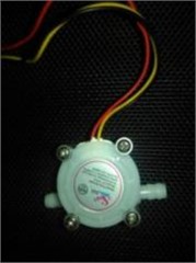 The physical picture of turbine flowmeter.  Photo by Yuli Ouyan, Southwest University, Chongqing, May 2025