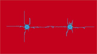 Development status of double-hole blasting cracks