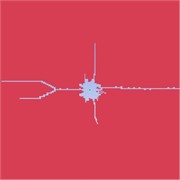 Development of single-hole blasting cracks