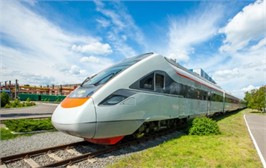 Modern multiple-unit rolling stock: a) Hyundai Rotem; b) EKr-1 Tarpan; c) DPKr-3