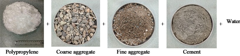 Fiber concrete preparation. Photo taken by Asalxon Juraeva  at the Namangan State Technical University Laboratory, May 2025