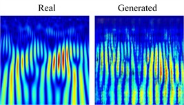 Real and MCDCGAN-generated samples on HIT