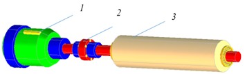 Kinematic diagrams of linter machine drives
