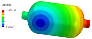 The first four modal shapes