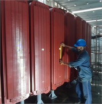 Measurement of magnetic center of rotor [12]. Photographs were taken at the unit  under study by P. Hernandez on December 13, 2022.