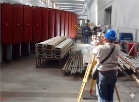 Measurement of magnetic center of rotor [12]. Photographs were taken at the unit  under study by P. Hernandez on December 13, 2022.