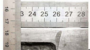Scheme for monitoring the linear wear of the track link during field tests