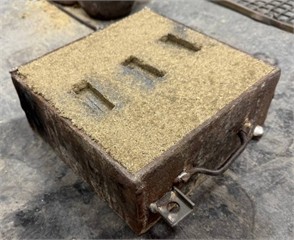 Sandy Clay Form (SCF). Photo taken  by the authors in the laboratory of the  Almalyk Branch of NUST MISIS, 2025