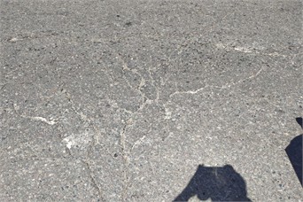 Both transverse and longitudinal cracks. Photo was taken by Mamatkulov Muzaffar in October 2023, in highway D001