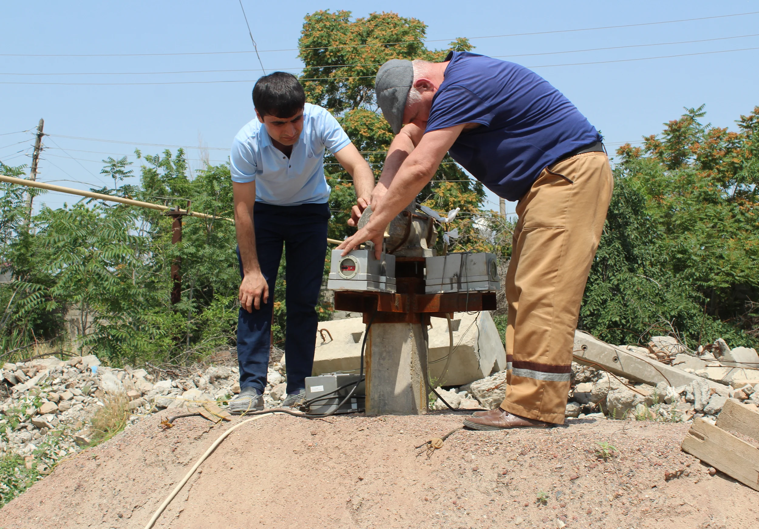 Experimental method for determining the vibrodynamic state of embankments on high-speed railways