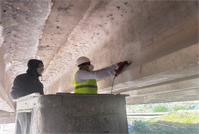 Bridge structures on the M-41 highway (Andijan region, Uzbekistan) subject  to rehabilitation and strengthening (photo taken by the first author, 15 May 2025)
