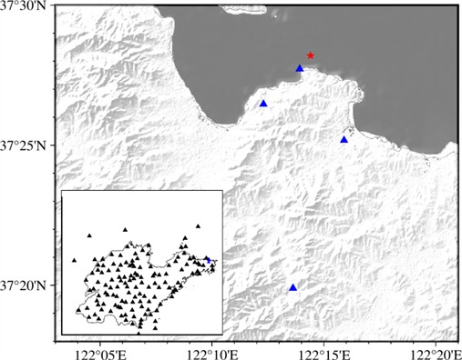 Distribution of seismic stations