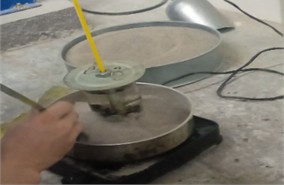 Excerpts from the experiment. Photographer Rakhmatov S., laboratory in Termez city, 2022