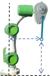 Real motion pose of pipe bending robot