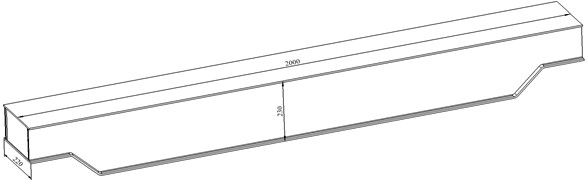 3d model of crane girder