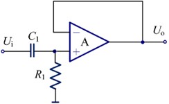 Active high-pass filter circuit