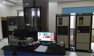 MTS 815 Electro-hydraulic Servo-controlled Rock Triaxial Testing System.  Photo by Haijie Wen, Zhuzhou, China, July 16, 2025