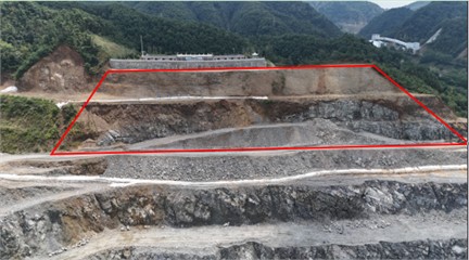 Real-world view of southern slope. Photo by Jia Haipeng in 2025 at the Longyu Open-pit Mine