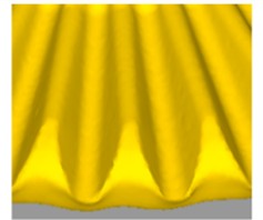 Tooth fullness under different pre-riveting state