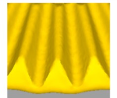 Tooth fullness under different pre-riveting state