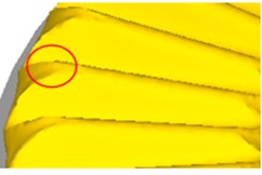 Profile fullness under different rotation speed